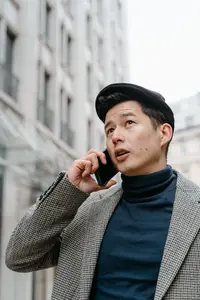 Man talking on the phone